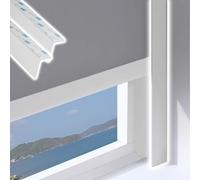 Tiras bloqueadoras de luz para ventana, rieles laterales personalizables para trabajo de turno nocturno, paneles opacos de PVC para habitación de bebé