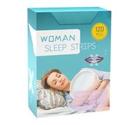 Tiras bucales para dormir: parche adhesivo con patrón cruzado, mejorado del aliento nasal, dispositivo de reducción de ronquidos | Night Silent Rest Comfort Accesorio para la salud Paquete de v