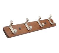 tiras Command, Organizador de ganchos for perchero, tornillo, montado en la pared(Bruin,4 Hooks)