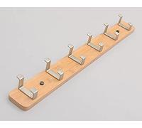 tiras Command, Organizador de ganchos for perchero, tornillo, montado en la pared(Natural,6 Hooks)