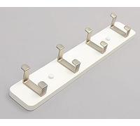 tiras Command, Organizador de ganchos for perchero, tornillo, montado en la pared(White,4 Hooks)