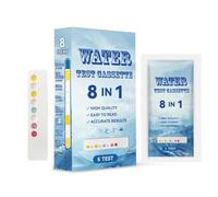 Tiras de agua multifuncionales adecuadas para una evaluación eficiente del agua de la piscina en el hogar, comprobación completa, probador de ácido cianúrico