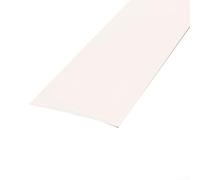 Tiras de borde de suelo multiusos para sellar y transición, ligeras e inastillables para seguridad y estética (blanco)