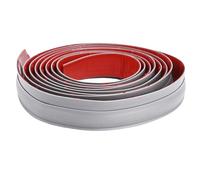 Tiras de borde for puerta de transición de umbral, tira de borde de alfombra sin costuras de 6 metros for una transición segura al suelo, 1 pieza(Light Grey)