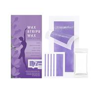 Tiras de cera corporal y facial para depilación, 40 unidades (20 tiras corporales + 20 tiras faciales) con 10 toallitas de aceite relajantes, kit de depilación en casa para mujeres y hombres, piernas
