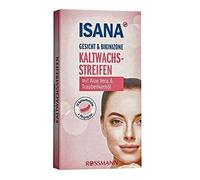 Tiras de cera fría para cara y zona del bikini - con aloe vera y aceite de pepitas de uva - 20 tiras de cera fría + 4 toallitas de cuidado