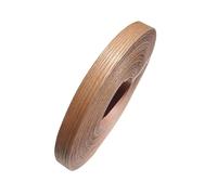 Tiras de chapa de roble 200 metros DIY hecho a mano madera maciza hojas de chapa nogal negro borde roble blanco tira bandas trabajo(Red Oak,Width 2.2CM)