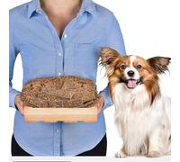 Tiras de conejo para perros | 1 kg aprox. 45 - 50 unidades | Bocadillo masticable seco de carne de conejo 100% | natural y bajo en grasa | golosina sin aditivos