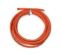 Tiras de Cuero para Pulseras 5m 3/4/6mm Colorido Trenzado PU Pulsera de Cuero hallazgos cordón Redondo Cuerda fabricación Collares DIY(Color 11,3.0mm)