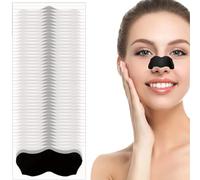 Tiras De Espinillas, 100 Piezas CarbónTiras Nasales, Tiras Nasales De Eliminación De Puntos Negros, Tiras Limpiadoras Anti Puntos Negros, Tiras De Limpieza Profunda, para hombres y mujeres, Negro