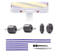 Tiras de felpa + ruedas para Dyson V15, V10 Slim, V12 Detect Slim Absolute, piezas de repuesto para aspiradora, placa de suela, accesorios con ejes