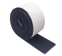 Tiras de Fieltro Autoadhesivas Negro, Tira Adhesiva de Poliéster Rollo Resistente para Diversas Superficies de Hogar y Oficina