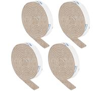 Tiras de fieltro con respaldo adhesivo Tiras de fieltro adhesivas Paquete de 4 rollos de fieltro 1/2 x 60 pulgadas Cinta de fieltro beige con res
