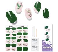 Tiras de Gel Semiendurecido Para Uñas, 28 Uñas de Gel Pegatinas Gelled Nails Pegatinas Kit Calidad de Salón de Belleza Tiras de Esmalte de Uñas Duraderas Para Mujeres y Niñas