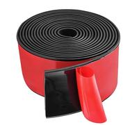 Tiras De Goma De Neopreno, (50mm x 2mm x 3m) Banda de Goma de Sellado Sólido, Perfiles de Gome Autoadhesivos, Tira de Sellado, para Aislamiento, No Hace Falta Clavos, Negro