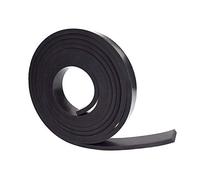 Tiras de goma de neopreno de 1/4 de pulgada de grosor x 1 pulgada de ancho x 10 pies de largo, rollos de goma sólida para juntas, material de bricolaje, soportes, nivelación, sellado, parachoques,