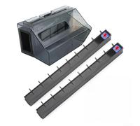 Tiras de guía de agua para caja de polvo para Ecovacs para DEEBOT X11 OmniCyclone X11 Pro, 2 tanques de aguas residuales + 1 pieza de repuesto para contenedor de recogida de polvo