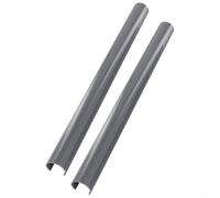 Tiras de inserción de rejilla de plástico ABS para BMW Serie 3 F30 (gris) | Plástico ABS duro, resistente al calor, no se deforma, 33 cm de longitud, reemplaza las envolturas de vinilo