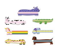 Tiras de lectura de colores para dislexia, bonitos marcadores para lectores tempranos, herramientas para estudiantes, guiadas para niños, resaltan marcadores de superposición de colores