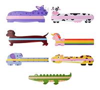 Tiras de Lectura Guiadas para Dislexia - Regla y Superposiciones de Colores para Ayudar a Niños - 7 Piezas