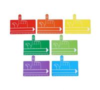 Tiras de lectura guiadas para niños y adultos, ayuda para escribir con los dedos, herramienta divisora de un solo dedo, marcador de asistencia para lectura, ayuda de escritura para niños con