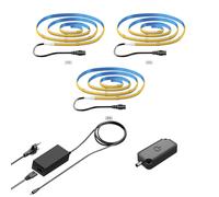 Tiras de LED COB JOR 100,0cm blanco cálido plano 32,07W c/u 1079lm juego de 3