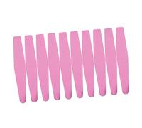 Tiras de Limas de Uñas de Doble Cara 10 Piezas, con Placa de Hierro | Lima Adhesiva Rosa, Superficie Mate, Juego Reemplazable para Uñas Naturales y Postizas