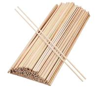 Tiras de madera sin terminar 100 Uds. Palitos de madera for manualidades, pasadores for revolver pintura, cuadrados, tiras DIY, suministros construcción modelos 300x3x3mm