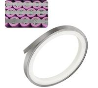 Tiras de níquel,Cinta de tira de níquel de 10 metros,Tira de níquel de batería,Cinta de Níquel,Tiras de Níquel Cinta,0.15 X 8MM,para Li Batería Punto De Soldadura