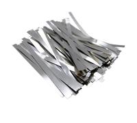 Tiras de níquel Conector de tira acero niquelado, hojas correa niqueladas, equipo soldadura por puntos con batería iones litio 18650, máquina soldadora para Bricolaje(0.1 x 5mm (100pcs))