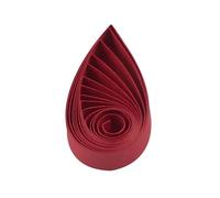 Tiras de papel para filigrana, 10 mm, carmesí, para manualidades, papel de origami, suministros de filigrana, 1 cm, 120 unidades, 54 cm (caoba)