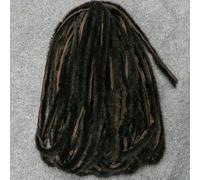 Tiras de Piel de visón Natural de 2m, accesorios para ropa, zapatos, sombreros, adornos peludos y esponjosos, Material para cuello y capucha, tiras de piel para coser