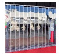 Tiras de plástico Tipo C para Puertas, Juegos de Tiras de PVC para Puertas, Tiras de PVC Tipo C para Puertas, aptas para frigoríficos y tabiques, fáciles de Instalar (C, 75 x 220 cm / 29,53