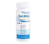 Tiras de prueba de agua 6 en 1 para spa, cloro, alcalinidad total, pH, para, piscina, 50 unidades