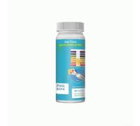 Tiras de prueba de mantenimiento de piscinas 3 en 1 para pH y alcalinidad total con metodología simple de inmersión y comparación
