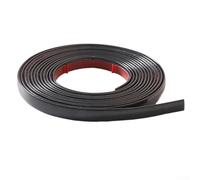 Tiras de PVC de 3 cm de ancho, 5 m de largo, para protección de pared y decoración de esquinas (negro)