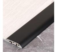 Tiras de PVC para Bordes de alfombras y Pisos de 90 cm/2,95 pies, Tira divisoria de transición para Pisos de Vinilo, para Espacios Entre umbrales y baldosas de Altura Inferior a 0,2-1 cm (ne