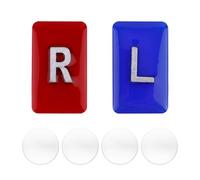 Tiras de Resina Marcadoras, con Marcas Plomo L y R Diseñadas para Profesionales de Radiología Reutilizables Lavables y con Puntos Adhesivos