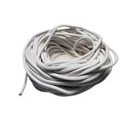 Tiras de sellado de espuma de silicona blanca cuadradas pequeñas de 4 m (1 unidad) - for embalaje, sellado de lámparas y sellado de moldes(3mmX5mm)