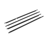 Tiras de sellado de ventanas Compatible Con Toyota Para Land Para Cruiser LC 100 1998-2007 4 Piezas Cinturón Vidrio Para Puerta Moldura Exterior Burlete 7571060070 7572060070