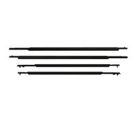 Tiras de sellado de ventanas Compatible Con Toyota Para Prius 2010 2011 2012 2013 2014 2015 4 Burletes Para Ventanas Exteriores De Coche, Tira De Sellado Para Cristales De Puertas Laterales