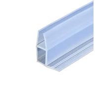 Tiras De Sellado For Puertas Vidrio En Forma H/F/U, Silicona, For Baño, Ducha, Burletes, Cinta Tira de Sellado Transparente(Corner,10M,6mm)
