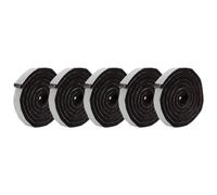 Tiras de sellado para ventanas, EVA, resistente al agua, 5 m, 5 unidades (5 | Material EVA, impermeable, no absorbente, evita la condensación, rollo de 10 m