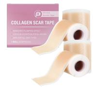 Tiras de Silicona para Cicatrices 4x150 cm - Parche de Silicona Premium para Cicatrices y Arrugas - Para Rostro, Cesárea, Cirugías, Acné - Suave con la Piel y Transpirable (2 pieza)