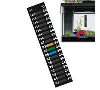 Tiras de temperatura auténticas, Lcd Sensor Sticker, Temperature Monitoring Strip for Accurate Readings, Aquarium Refrigerator Freezer Fermenting Brewing Indoor Outdoor 3.54in