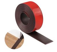 Tiras de Transición de Piso,Impermeables Resistentes al Desgaste,Tiras de Umbral Para Puertas Autoadhesivas PVC Adecuadas Para Puertas,Ventanas Bordes Suelo (veta de nogal negro, 4m-5cm)