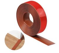Tiras de Transición de Piso,Impermeables Resistentes al Desgaste,Tiras de Umbral Para Puertas Autoadhesivas PVC Adecuadas Para Puertas,Ventanas Bordes Suelo (veta de madera de nogal, 4m-4cm)