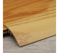 Tiras De Transición De Suelo Para Desnivel Tarima, Perfil Riel De Transición, Tira Divisoria De Puerta De Piso, Listones De Umbral Para Alturas De 0.3-2 CM(Oak color9136)