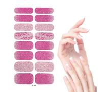 Tiras de uñas - Pegatinas de uñas duraderas, láminas autoadhesivas para uñas de salón de belleza, láminas autoadhesivas para manicura francesa, pegatinas de gel, sin UV, resistentes a astillas