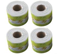 Tiras de ventana absorbentes de humedad para puertas de cristal, espejos de baño, encimeras de cocina y paneles de vidrio corredizos, rollo de 280 cm (trébol de cuatro hojas)